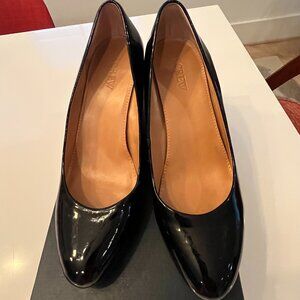 J. Crew Patent Leather Wedge Heels, Size 7.5
